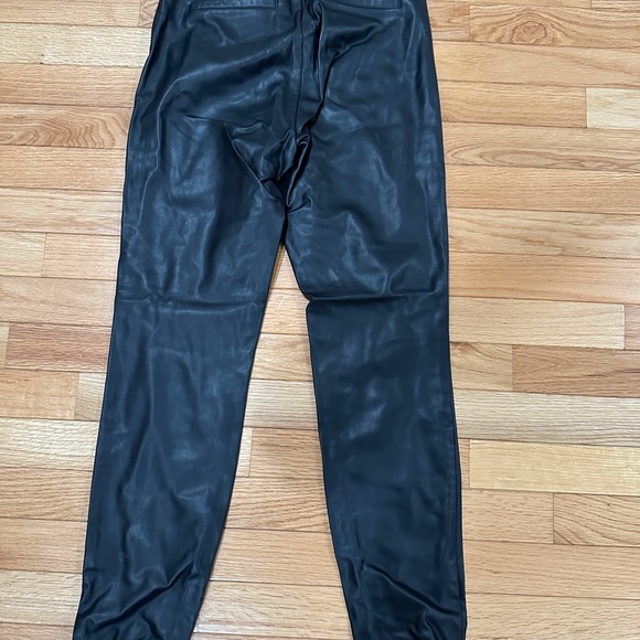 Zara black faux leather pants size Small - Picture 6 of 6